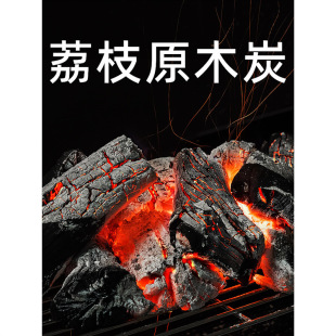 Charcoal Barbecue Carbon Smokeless Household Fruit Charcoal Fast-Burning Coal Block Special Indoor Mechanism Lychee Log Charcoal Heating