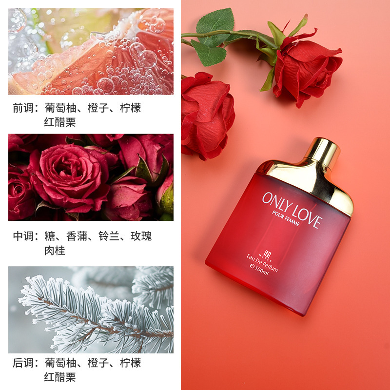 菲律宾跨境爆款ONLYLOVE女士香水持久淡香留香花香调女性香氛批发|undefined