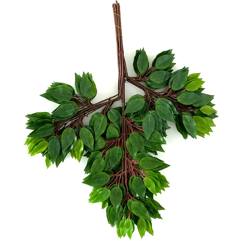 Tissu de soie impression couleur Banyan Branch