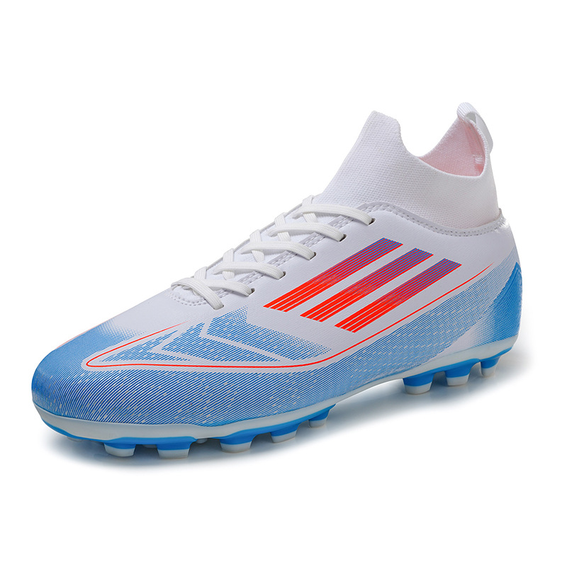 2025 nuevos zapatos de fútbol para hombres y mujeres AG clavos largos zapatos de entrenamiento antideslizantes juveniles zapatos de moda de estudiantes