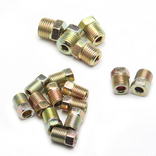 Cross-border best-selling automotive galvanized copper brake pipes 25 feet incense plate gold + 16 accessories