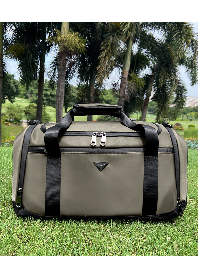 Túi tote du lịch chống nước nhẹ PGM – đựng đồ golf, quần áo, giày (50x25x25 cm) — YWB046-Đen, YWB046-màu xanh quân đội chi tiết 11