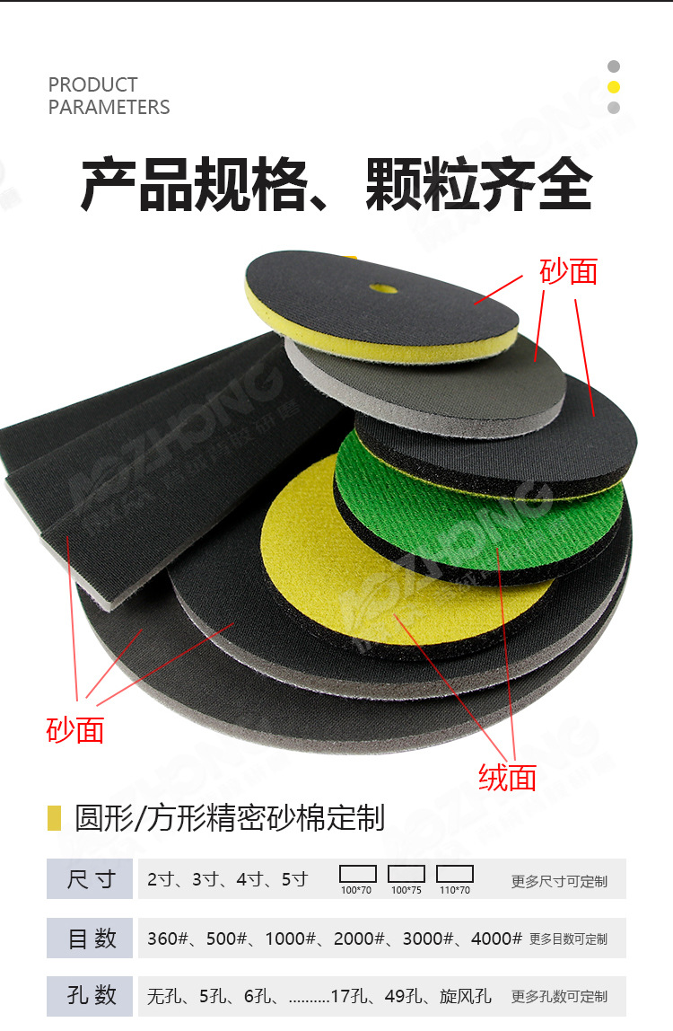 精密砂棉（网格布