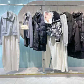 25冬维伊时尚个性风羽绒服外套上衣裤裙直播实体撤柜品牌折扣女装