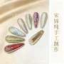 水滴手工复古宋锦刘海夹