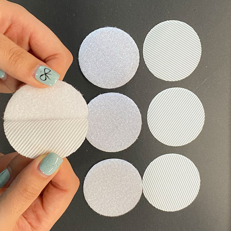 Sewing Velcro Garment Bags Shoes and Hats Gum-Free Mother and Mother Velcro Band Round 55mm Gum-Free Plastic Hook