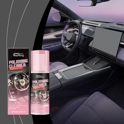 Rayhong Car Interior Polish, Car Leather Interior Maintenance, Cleaning, Care, Polishing and Refurbishing Agent