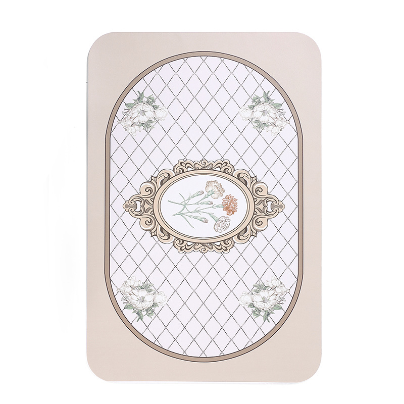 Estera de mesa de cuero vintage impermeable a prueba de aceite desechable vajilla estera tablero de tablero nórdico rejilla lado del gabinete estera de aislamiento engrosada