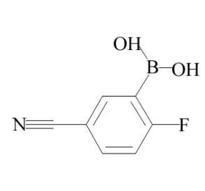 5-腈基-2-氟苯硼酸 Cas号: 468718-30-1