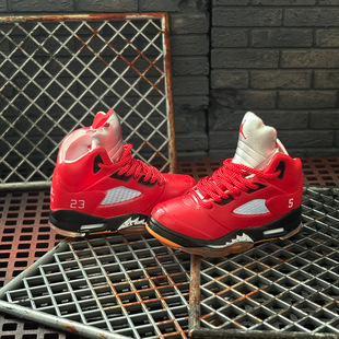 Simulated Basketball Shoes 1/6 Shoe Mold 5Th Generation Aj Shoe Ornaments Hollow 3D Stereo Mini Trendyy Hand-Made Live Broadcast Blind Box
