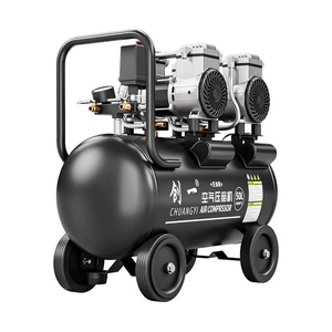 Kiçik səssiz sənaye tipli 220V yağsız mini yüksək təzyiqli hava kompressoru