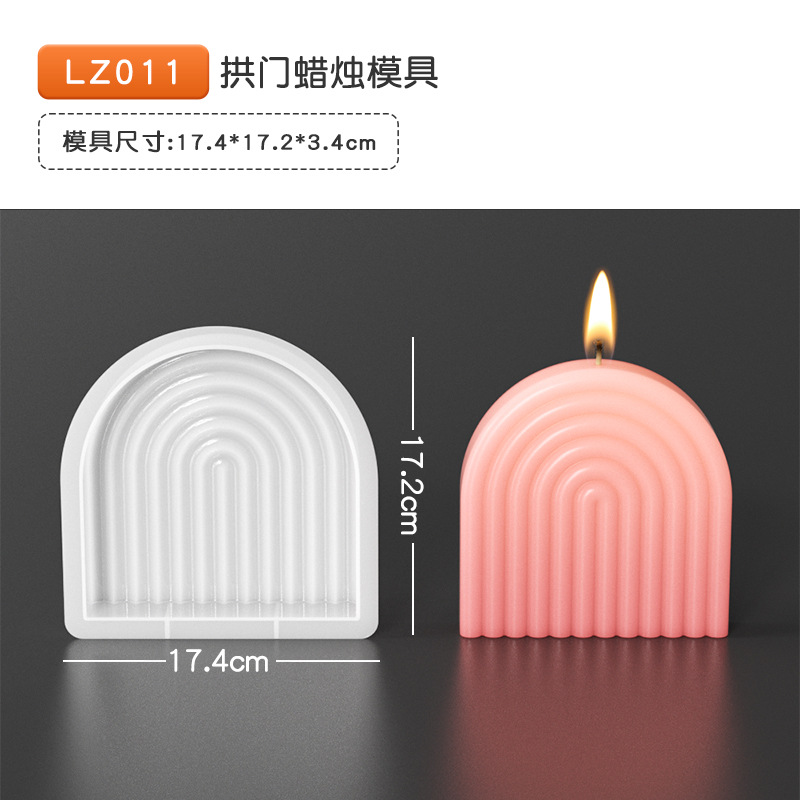 36 epoxi vela molde cristal racimo bola arco Polka Dot cubo vela almacenamiento hecho a mano resina silicona molde