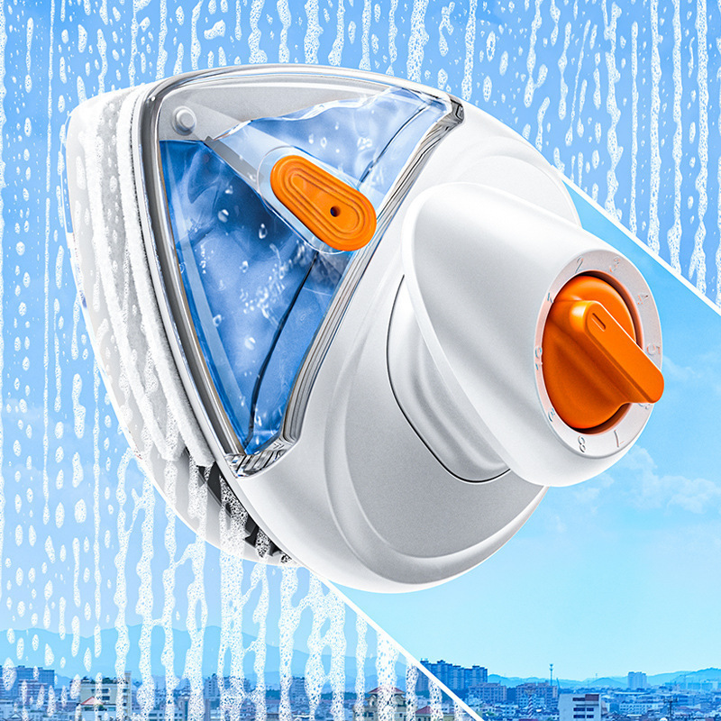 Professional Cleaning Tools for High-Rise Exterior Windows, Housekeeping Cleaning Brushes, Glass Scraping Artifacts, Double-Sided Household Wiping and Washing