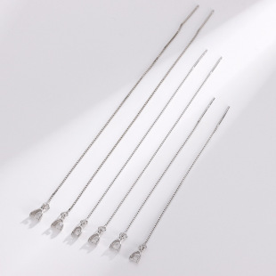 S925���y����朵�������A�۶���DIY�Ʒ�������K���ֹ�����
