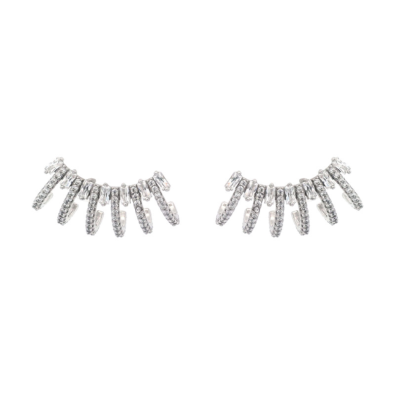 Xuping joyas geométricas de fantasía garra con perforación de aretes de diseño exagerado de moda nicho personalidad aretes para mujeres