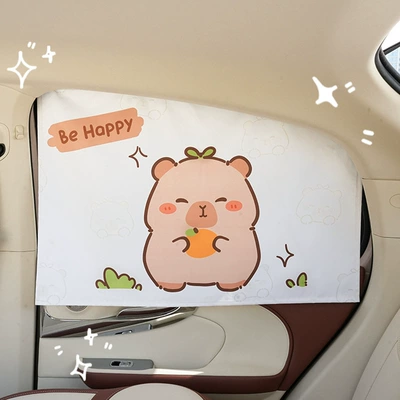 Car curtains — Curtains, Capibara Car Sunshades