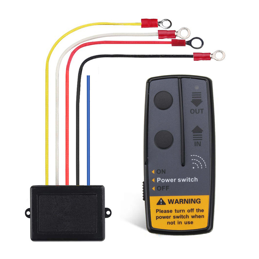 [不含电池] 9-30V电动绞盘继电器绞盘控制系统汽车配件 无线遥控