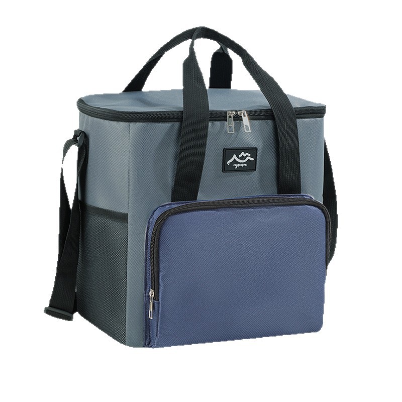 Bolso de hielo de picnic al aire libre transfronterizo, bolso de hielo fresco para automóvil, bolso de aislamiento de mensajero portátil, bolso bento, comida para acampar, refrigeración