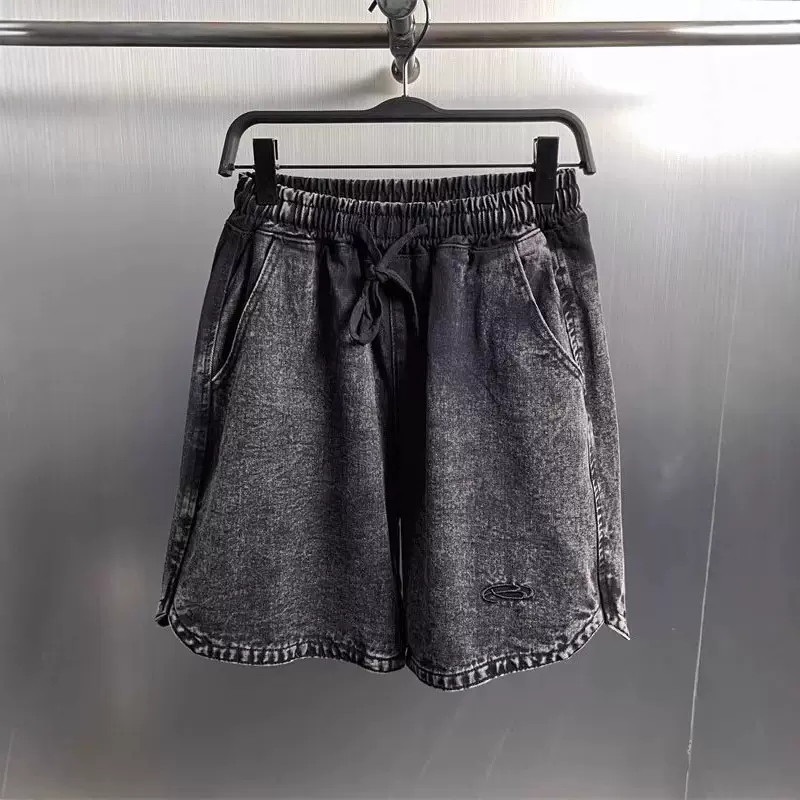 2026夏季新款牛仔五分短裤男士薄款百搭宽松五分裤潮牌ins港风