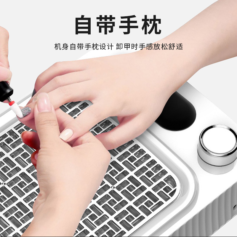 Nuevo aspirador de uñas de alta potencia, colector de uñas de alta potencia, aspirador de escritorio de 80w, máquina de manicuras silenciosa