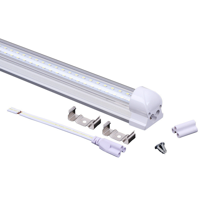 加工定制高光效200LM超亮led灯管t8灯管T5一体化日光灯管支架灯