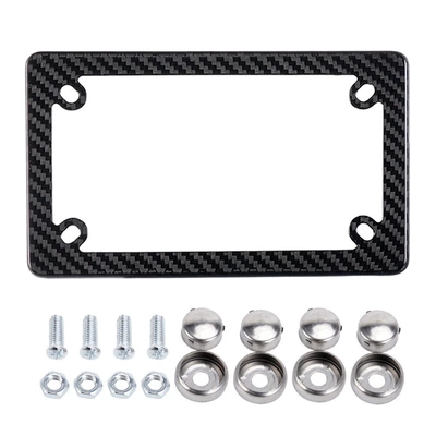 Plate Frame Carbon Fiber License Plate: Nömrə qabı