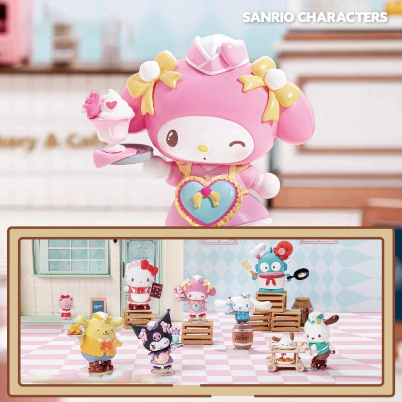 Подвесная плюшевая слепая коробка (Sanrio) — серия Angel Garden и персонажи, коллекционные мини-игрушки