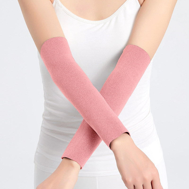 ベルベットの腕の袖は男女の春夏の薄い長袖の肘の腕の腕のエアコンの部屋の関節の保温の偽の袖です。|undefined