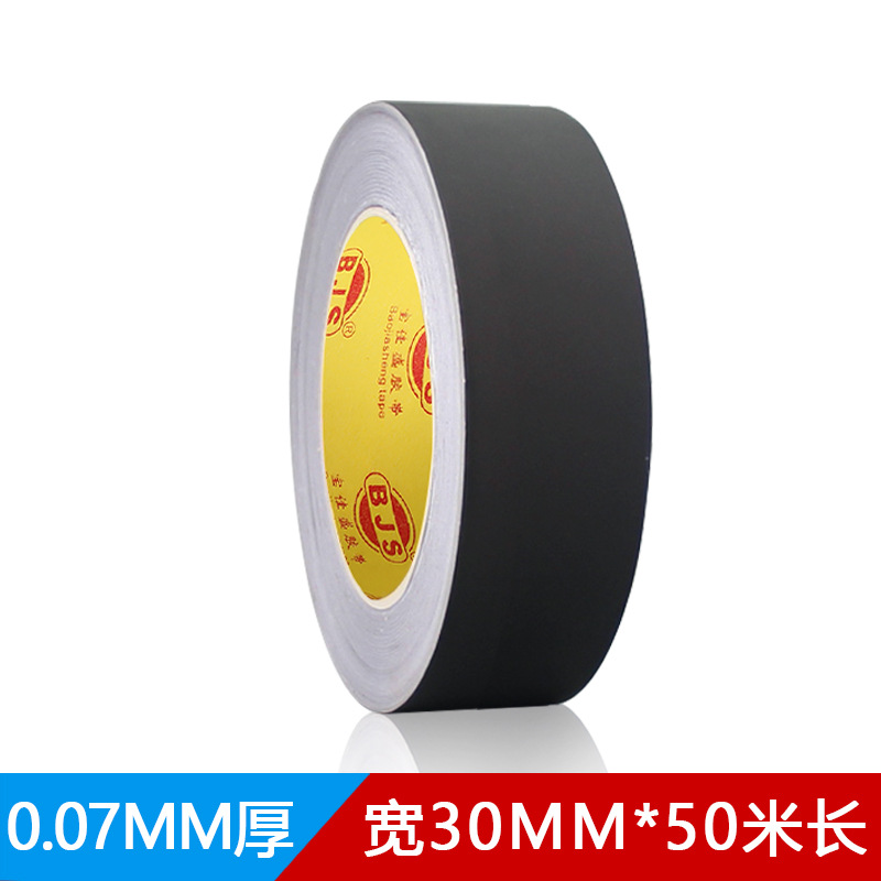 Cinta de papel de aluminio negro mate resistente a altas temperaturas protector solar sellado impermeable ignífugo reparación de fugas de papel de estaño negro