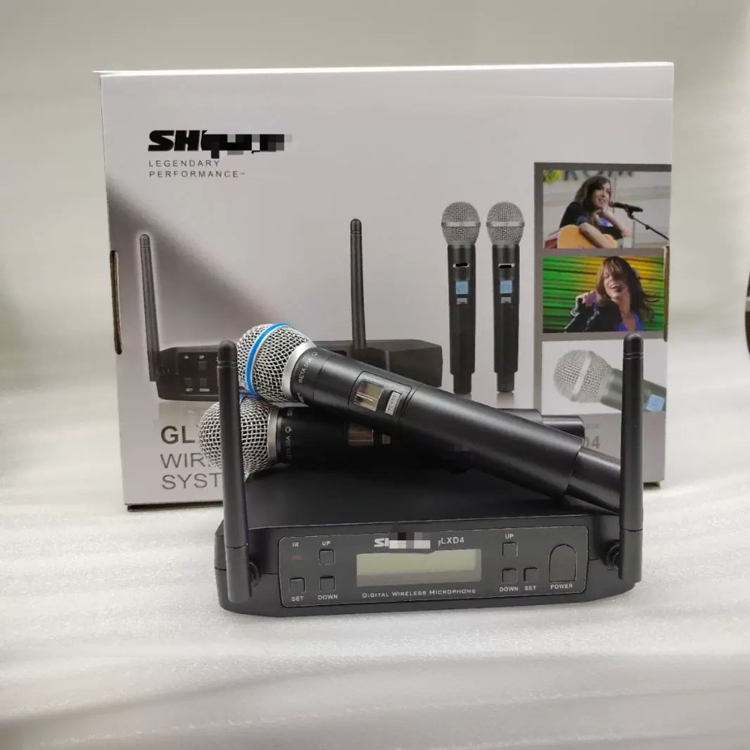 Трансграничный беспроводной микрофон GLXD4 один перетаскивание два BETA58A Инфракрасный-частотный U-сегмент этап домашней торговли