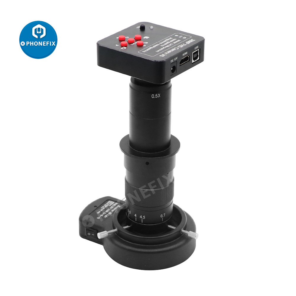 3800万工业相机电子视频显微镜高清手机维修放大镜机器视觉检测镜