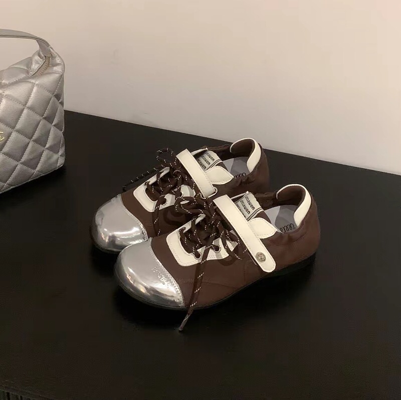 [Yu Shuxinと同じスタイル] シェルトゥバレエ本革メリージェーンシューズスポーツシューズ女性用2025新作フラット|undefined