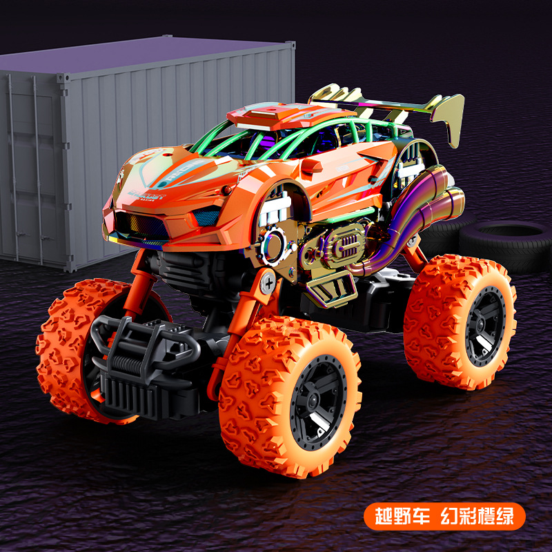 Juguetes infantiles de color fantasma inercia retroalimentación coche modelo de coche de juguete para niños regalos al por mayor