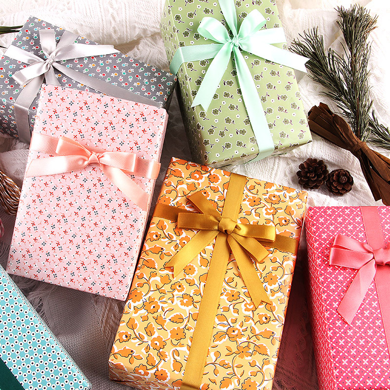 Papel de regalo floral pequeño, papel de regalo, papel tapiz, papel de fondo, bolsa DIY, cubierta de libro, papel, recuerdo de papel al por mayor