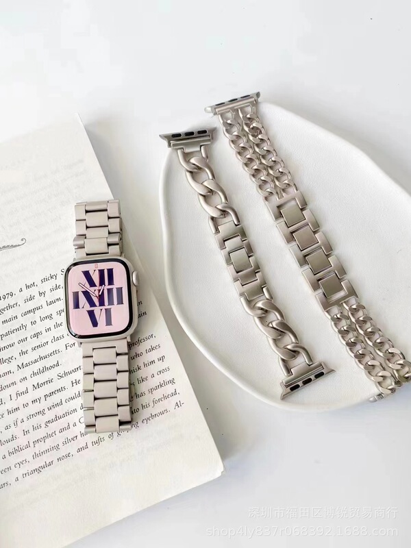 Starlight Series Metal Strap for apple Watch apple Watch 1234567 Generation Fashion Watch Chain