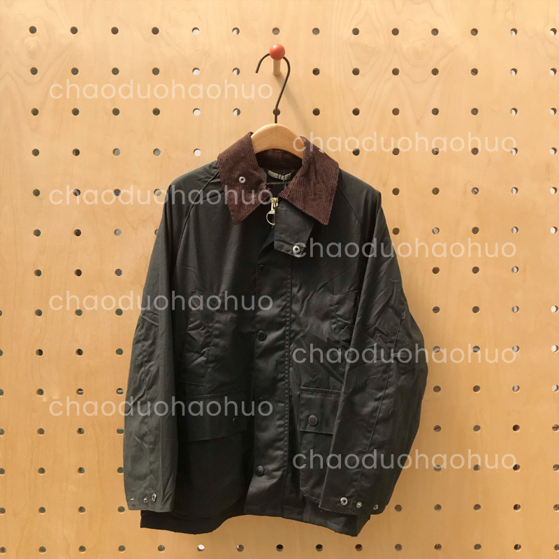 巴伯 油蜡布 英国猎装中长款格纹内衬夹克25秋男女款复古休闲外套