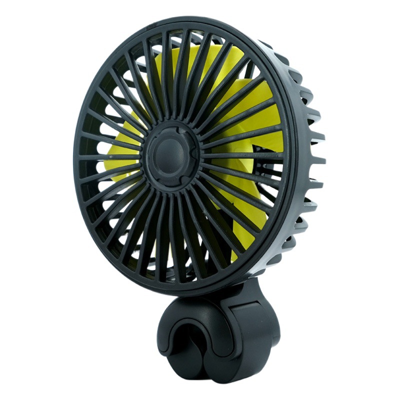 Ventilador del coche 12v24v pequeño ventilador eléctrico coche USB asiento trasero fila aire acondicionado refrigeración artefacto image 1