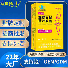 碧迪牌左旋肉碱荷叶胶囊控制体内脂肪蓝帽保健食品OEM