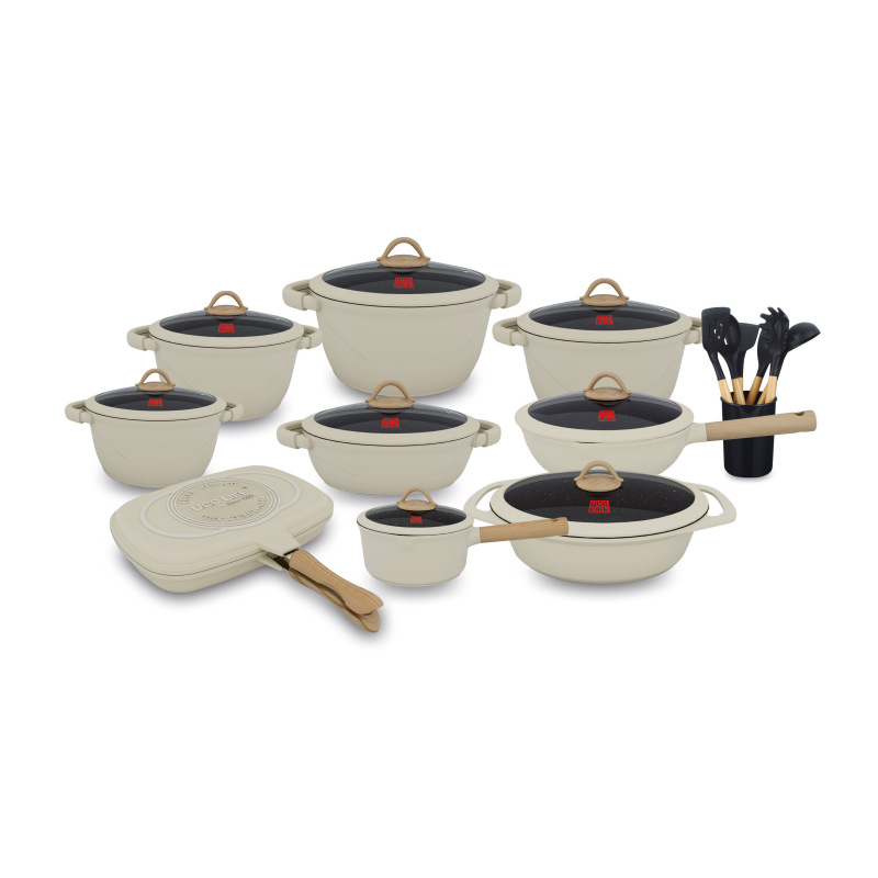 UCC LIFE 35PCS granito cocinas prensadas cocinas antiadherentes cocinas de arroz piedra cocinas