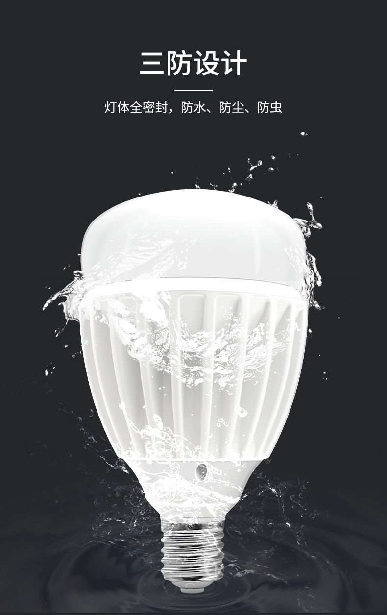 FSL佛山照明led灯泡e27螺口球泡超亮18W25W45节灯能B22卡口仓库3W pic 18