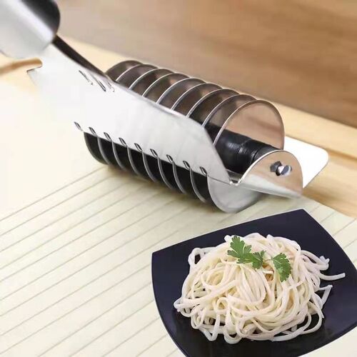 Manual Noodle Cutter Home Stainless Steel Roller Noodle Cutting Tool Noodle Slicer Noodle Making Tool