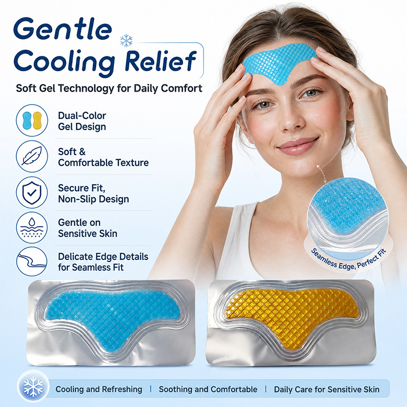 【特价】额头贴 Hydrogel Forehead Skin Patch 跨境水凝胶额头贴