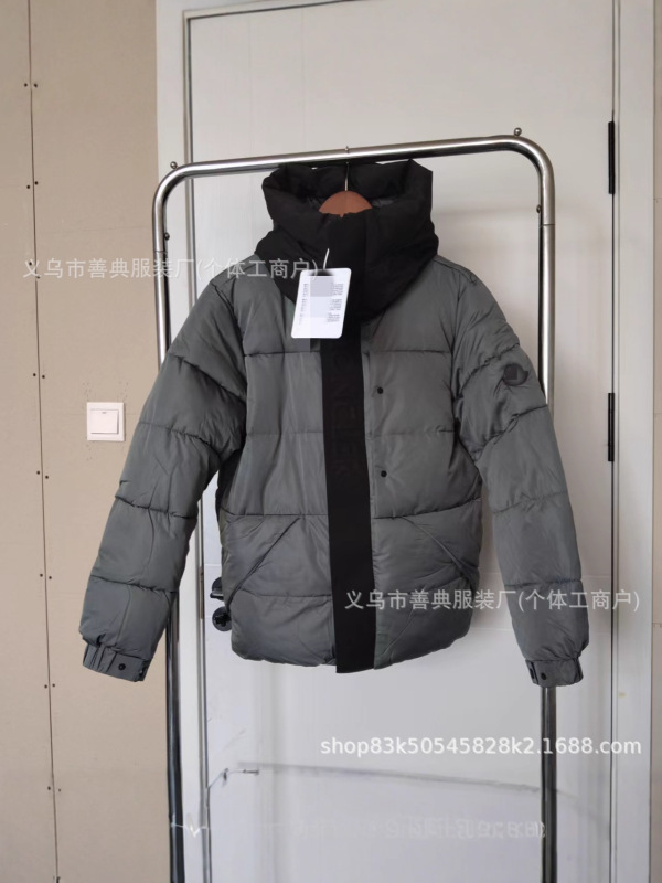新款高品质羽绒服黑武士蒙家潮牌连帽保暖加厚情男女款冬季面包服|undefined