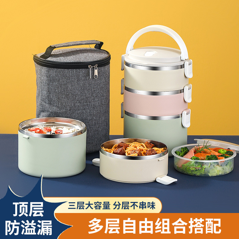 Lunch box with lid office worker adult t...