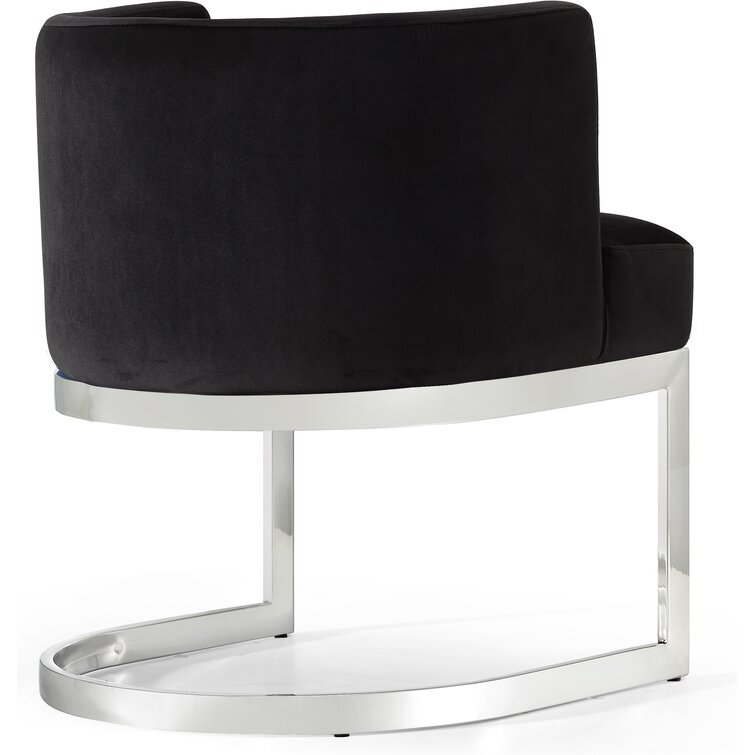 Silla de comedor de terciopelo exportada silla de comedor de lujo ligera silla de respaldo de acero inoxidable silla de mesa de comedor moderna