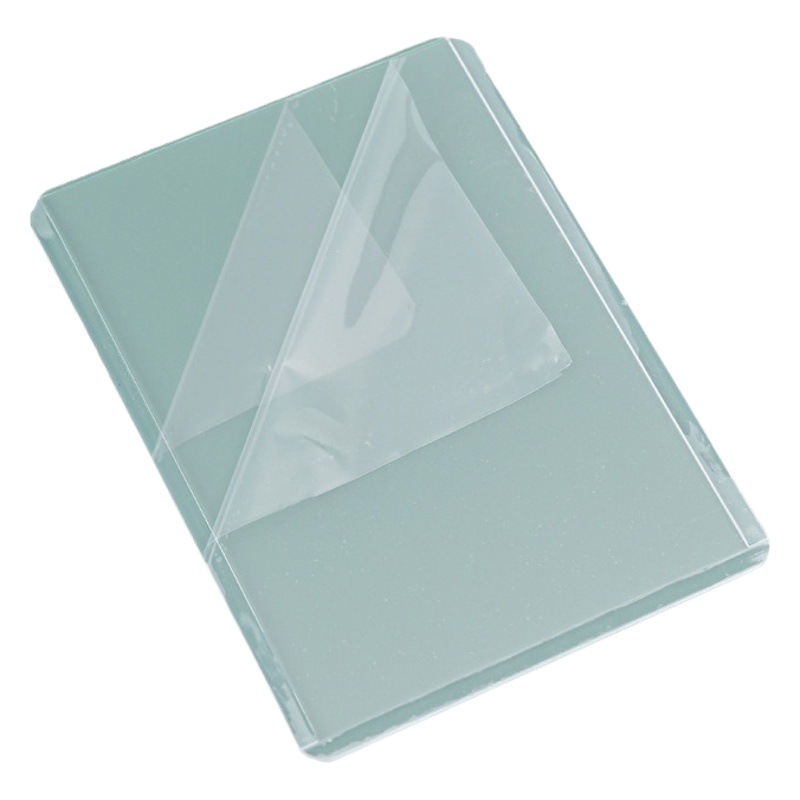 Transfronterizo 35pt duro titular de la tarjeta PVC transparente titular de la tarjeta de laminación B8 titular de la tarjeta pequeña tarjeta Goo titular de la tarjeta de juego aidou