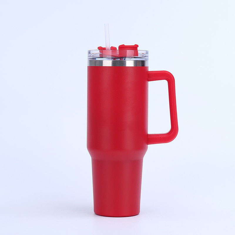 Amazon 40oz 第一世代カーカップ 大容量ストロー 車用保冷アイスカップ 304 ステンレス鋼魔法瓶カップ|undefined