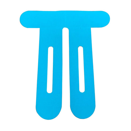 T-shaped elastic bandage knee patch pre-cut running slitting muscle patch sports muscle patch muscle effect patch competition