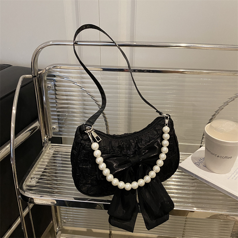 Borsa a spalla donna elegante con fiocco stile commuter_voghion.com