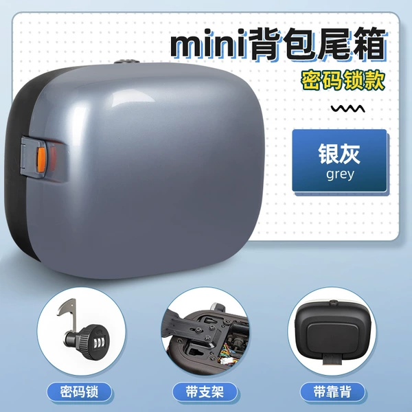Three-digit password lock-silver gray